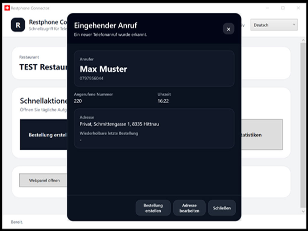 RestPhone Anruferkennung Software